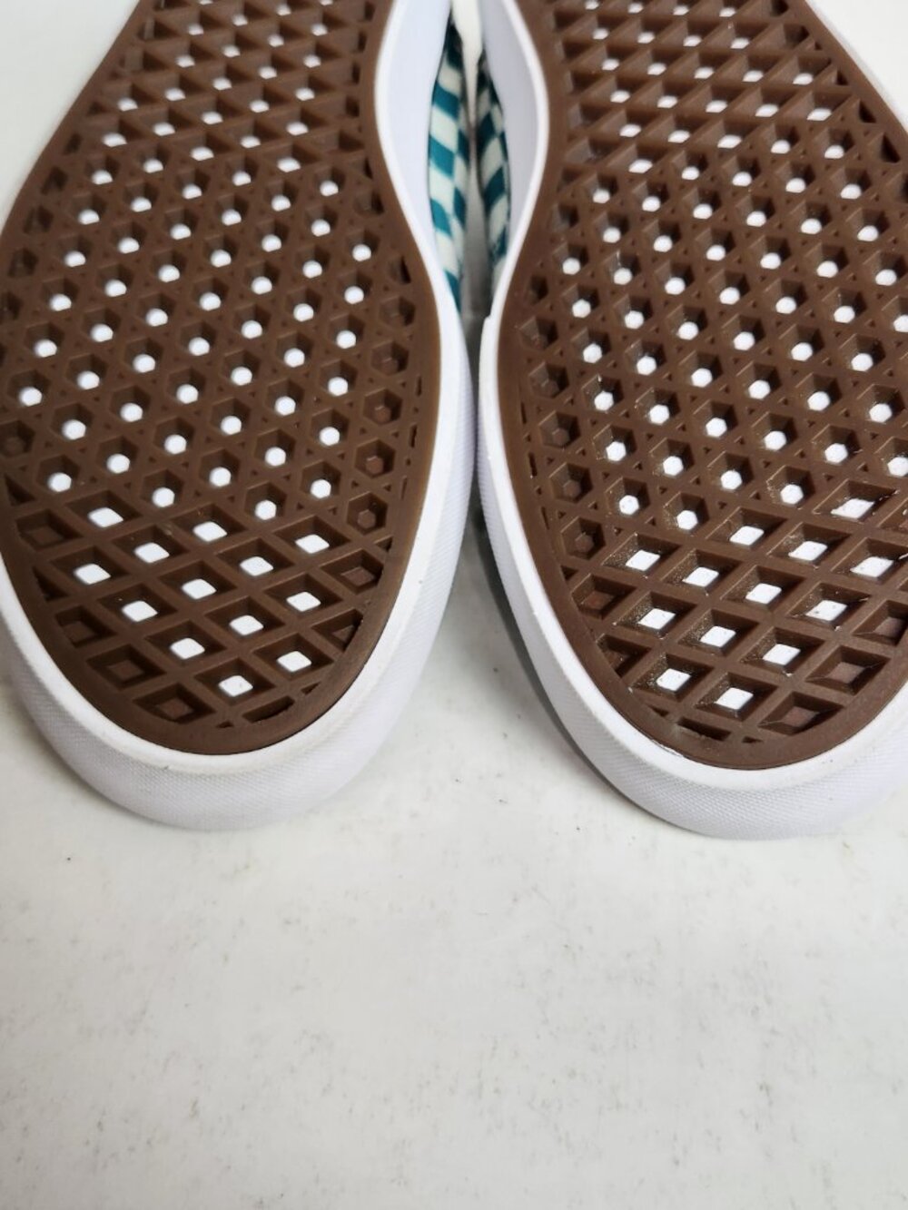 Vans Comfycush Old Skool Checker Men's Size 8.5 Women's 10 Skate Shoes Quetzal - Picture 12 of 13